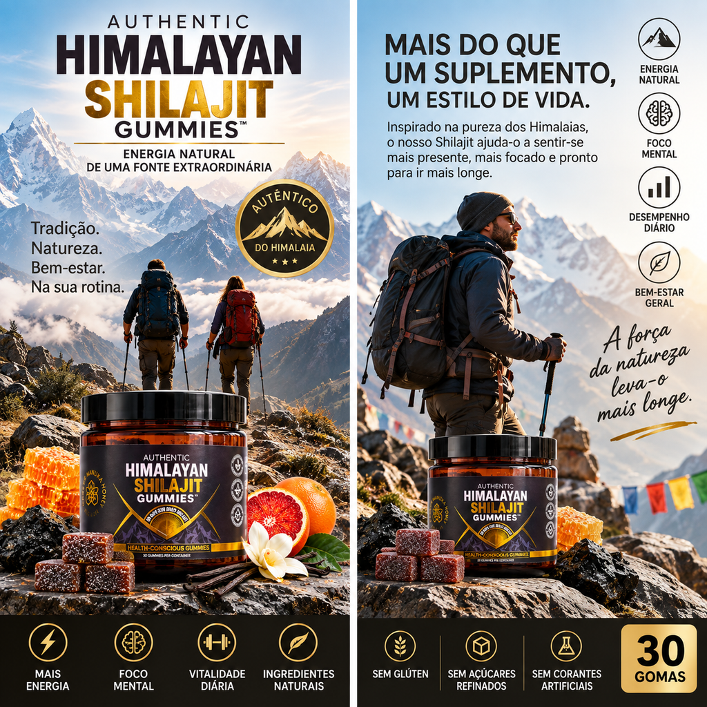 Himalayan Shilajit Gummies — Energia & Vitalidade